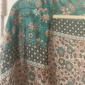 Sheer beach cover up